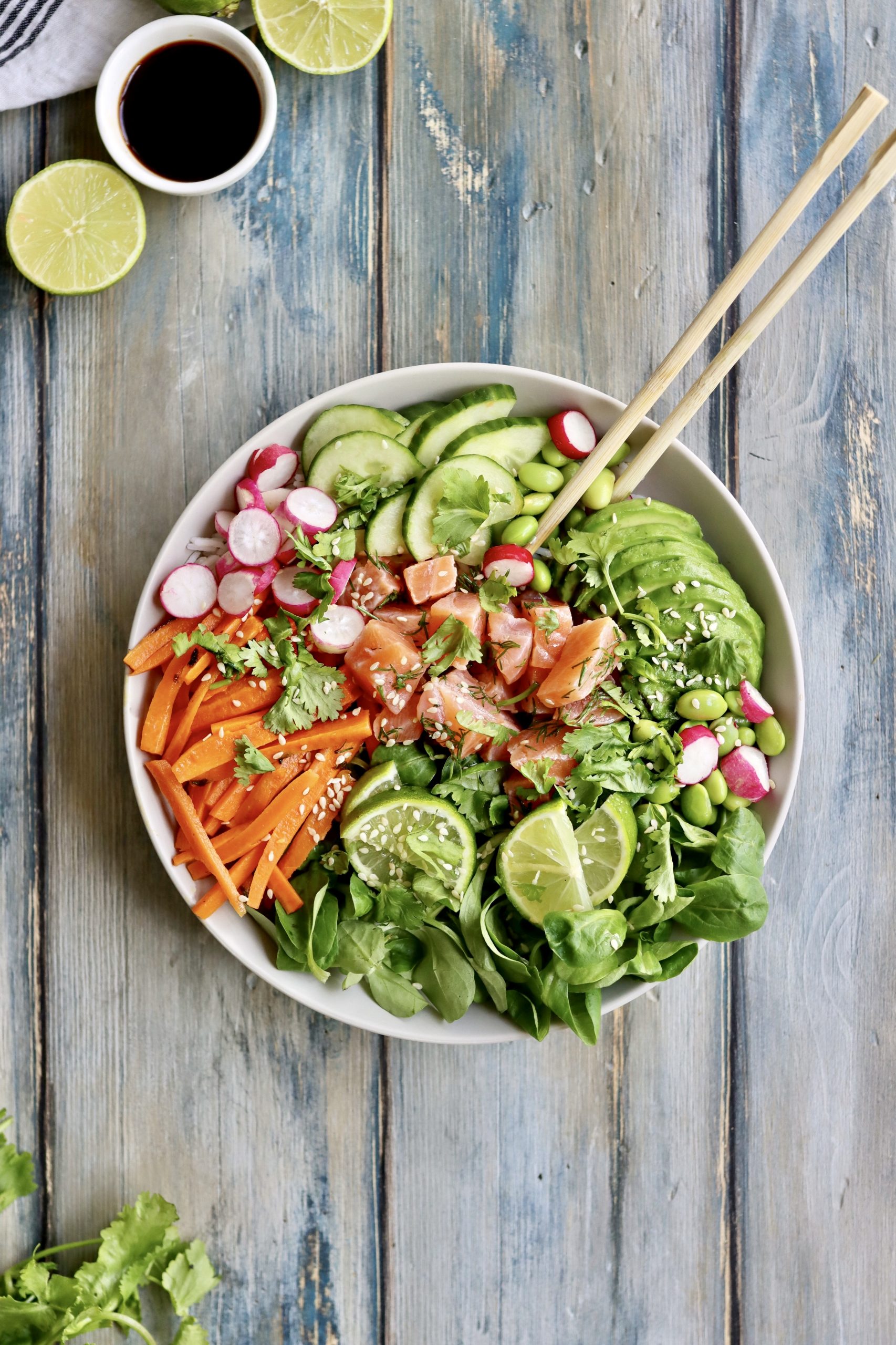 Recette - Le Poke Bowl Au Saumon - Alix Grousset