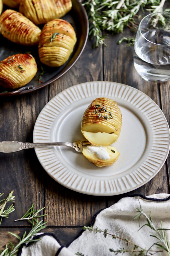 pommes de terre hasselback