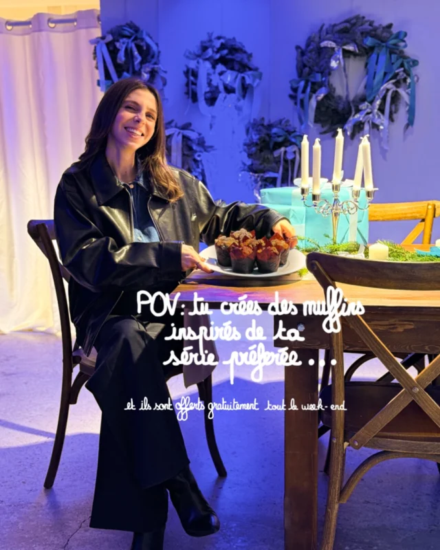 Vous allez pouvoir goûter mes muffins ! 🥹

📍RDV à l’Atelier de Noël @disneyplusfr , du 19 au 21 décembre, de 12h à 18h, 51 rue de Turenne, 75003 Paris.

Il y a quelques semaines, Disney+ m’a proposé de réaliser une pâtisserie inspirée de ma série préférée for life : Desperate Housewives.
Évidemment, j’ai voulu rendre hommage à ma seconde mère : Bree Van de Kamp, et à ses mythiques muffins aux myrtilles.

🧁Ils seront disponibles gratuitement à l’Atelier de Noël, ainsi que les pâtisseries des copains :

• Les cinnamon rolls à la pomme de @monsieurthomasoff , inspirés de Vice-Versa 2.
• Les pop-cakes rouges de @not_so_superflu , inspirés de Blanche Neige.
• L’entremets Rouge Scandale de @lindoush_food, inspiré de la série All’s Fair.

(Dans la limite des stocks disponibles)

Au-delà des pâtisseries, vous pourrez aussi profiter d’une boisson chaude dans une ambiance biiiiien Noël 🎄

J’ai tellement hâte que vous goûtiez mes muffins… depuis le temps que je vous en parle.💌